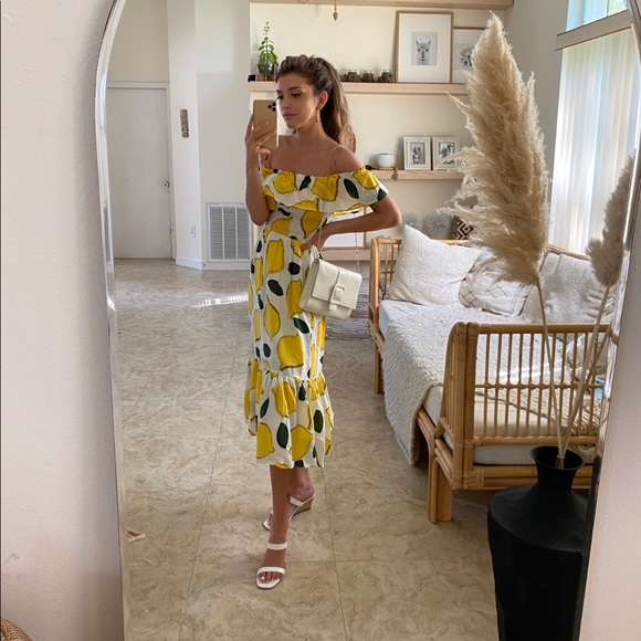 lemon summer dress